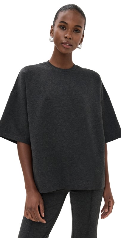 STAUD Capsule Top Heather Grey