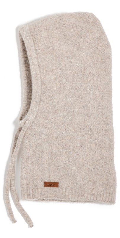 Isabel Marant Belkym Hood Scarf Beige