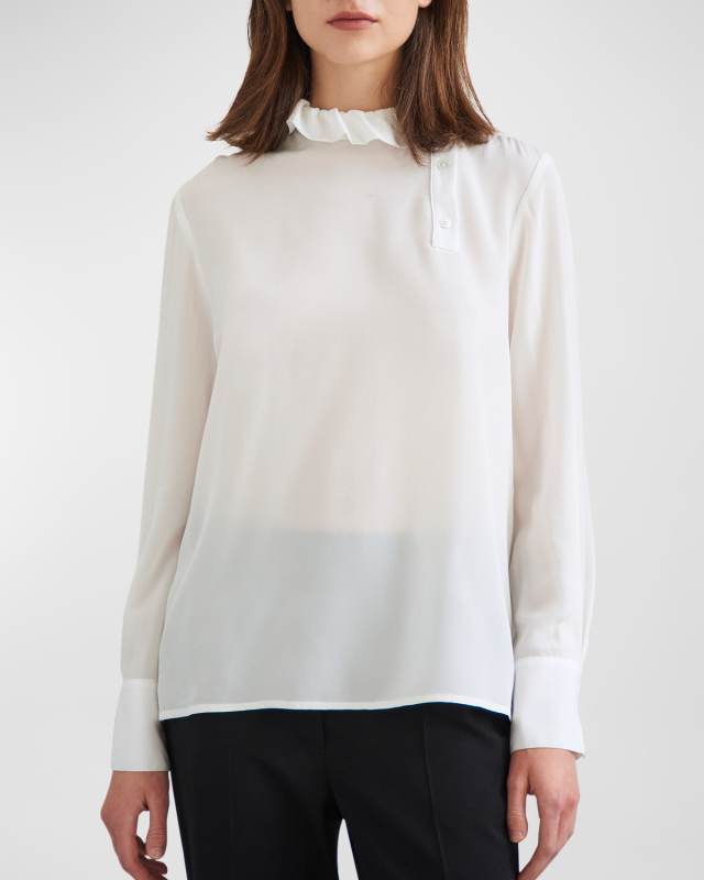 The Executive High-Neck Blouse