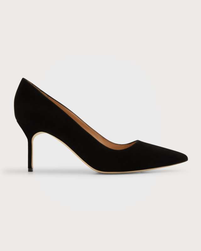 BB 70mm Suede Stiletto Pumps