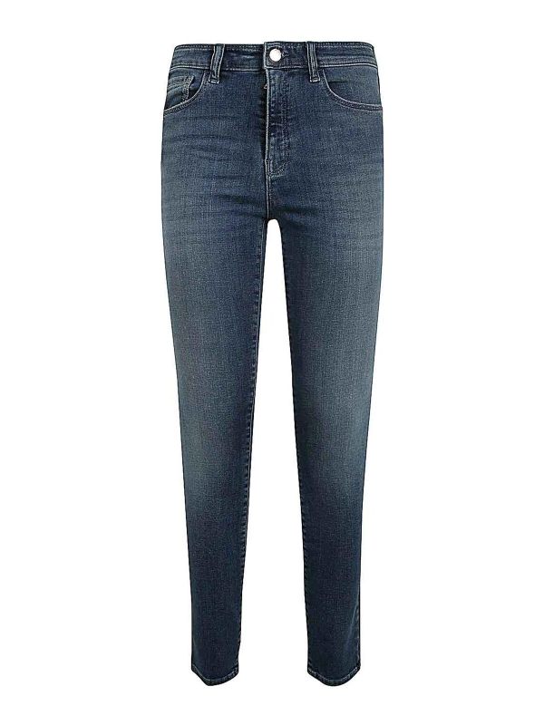 Emporio Armani Jean Skinny - Bleu