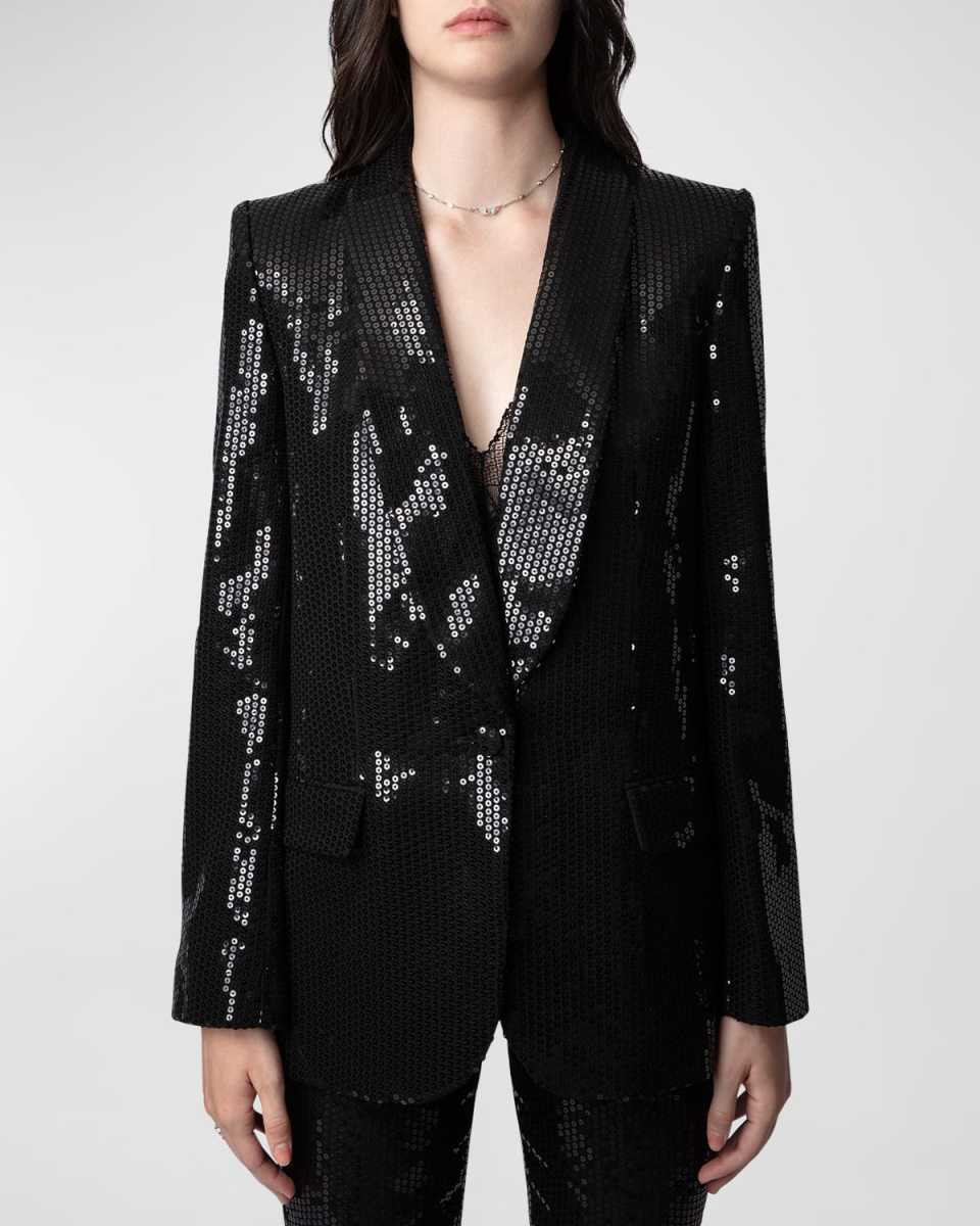 Vive Sequin Blazer