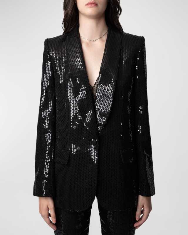 Vive Sequin Blazer