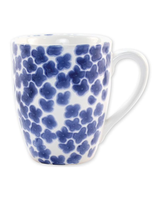 Santorini Flower Mug, 12 oz.