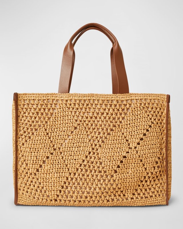 Lenox Straw Box Tote Bag