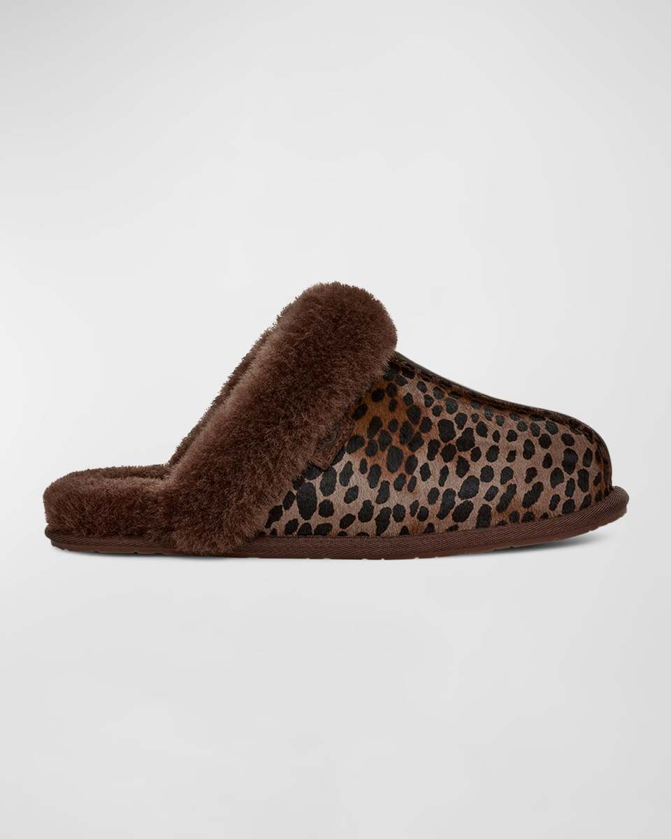 Scuffette Leopard Cozy Slippers