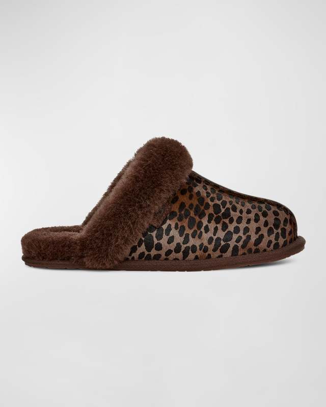 Scuffette Leopard Cozy Slippers