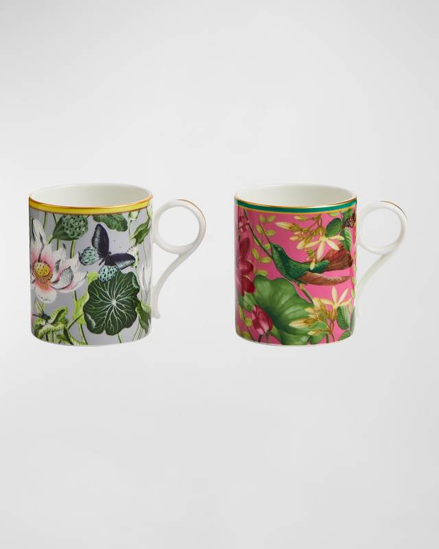 Wanderlust Mugs, Set of Two - Small