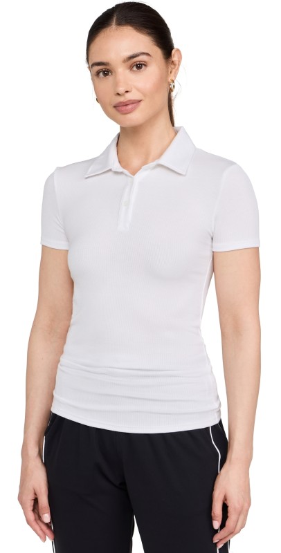 Splits59 Talia Rib Polo White