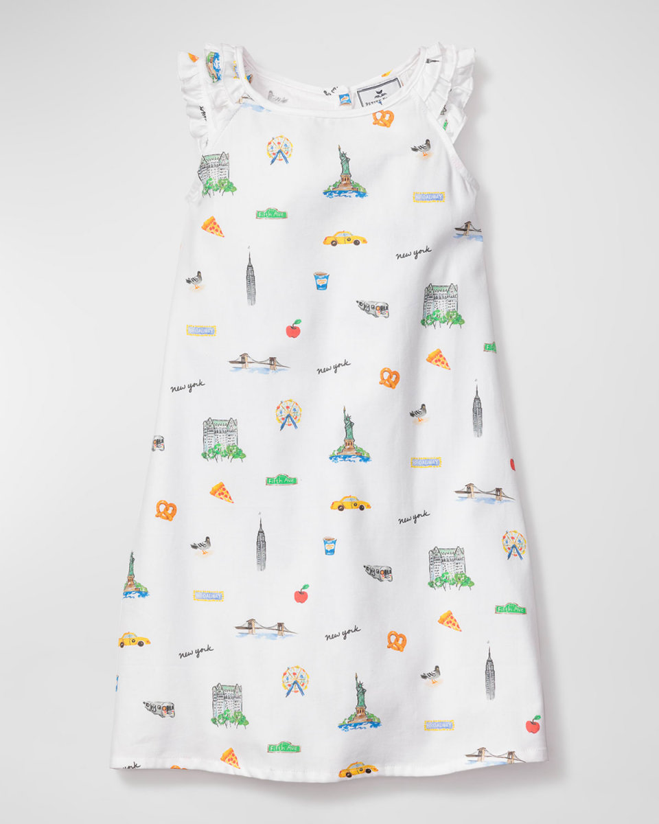 Girl's Amelie New York! New York! Nightgown, Size 6M-14