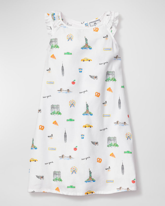Girl's Amelie New York! New York! Nightgown, Size 6M-14