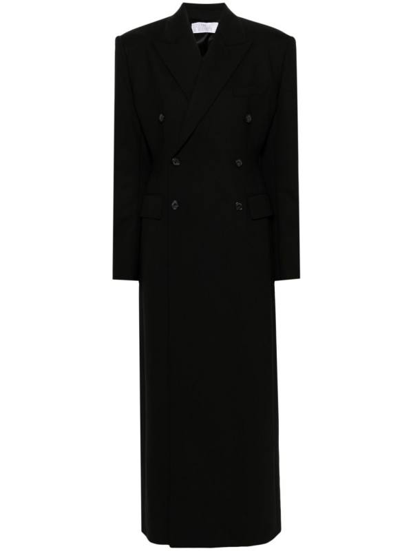 double-breasted coat