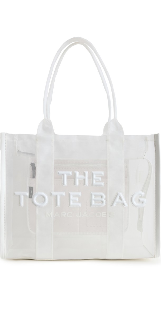 Marc Jacobs The Mesh Large Tote Bag White