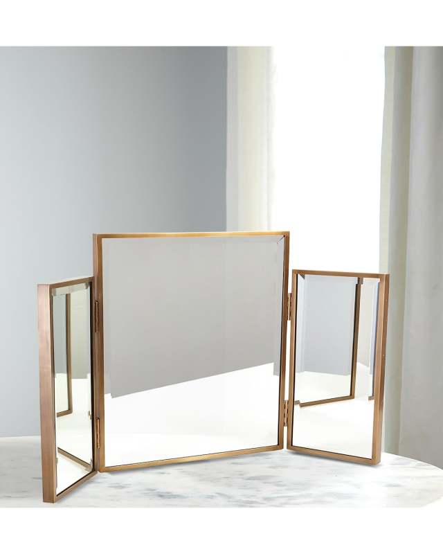 Tri-Fold Vanity Mirror