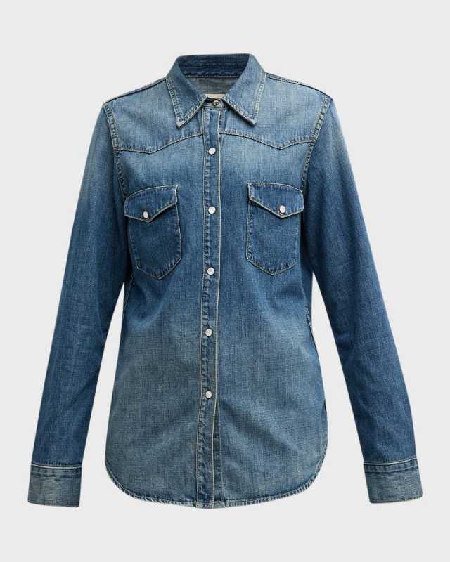 Travis Denim Western Shirt