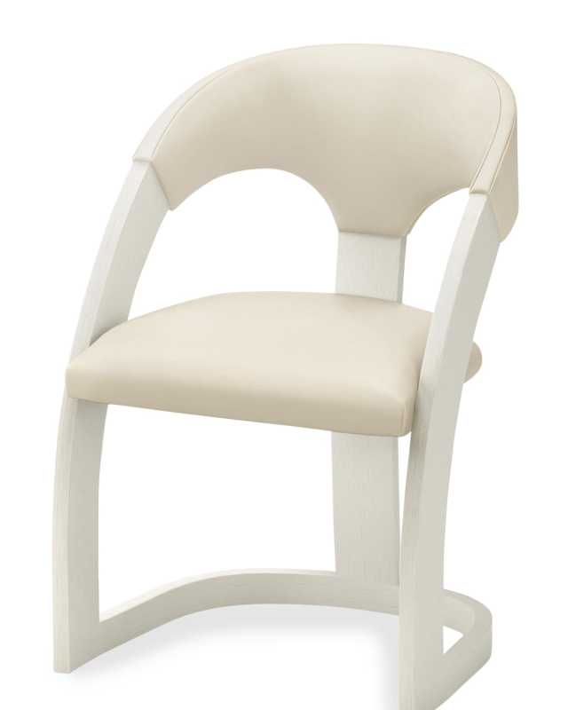 Delia Milk Leather Dining Chair