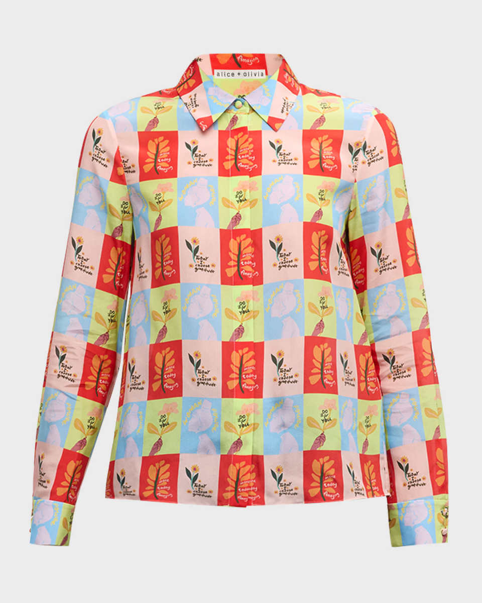 Willa Woman Power Placket Top