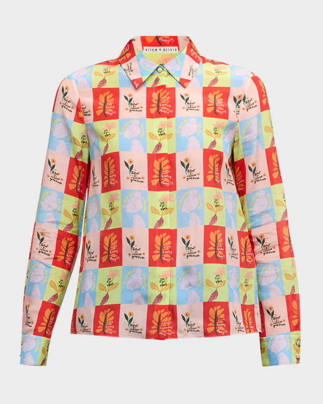 Willa Woman Power Placket Top