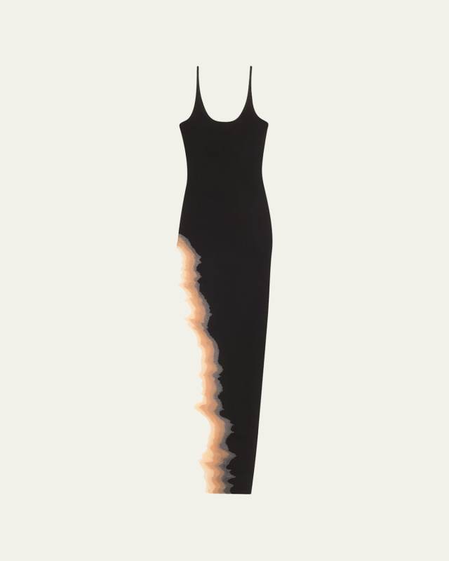 Flame Slit Maxi Tank Dress