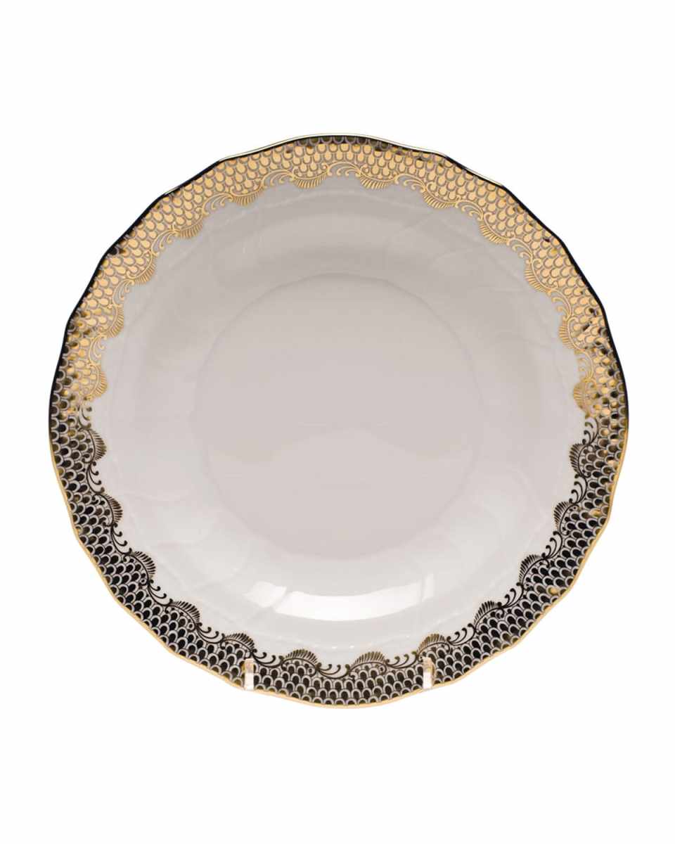 Gold Fish Scale Dessert Plate