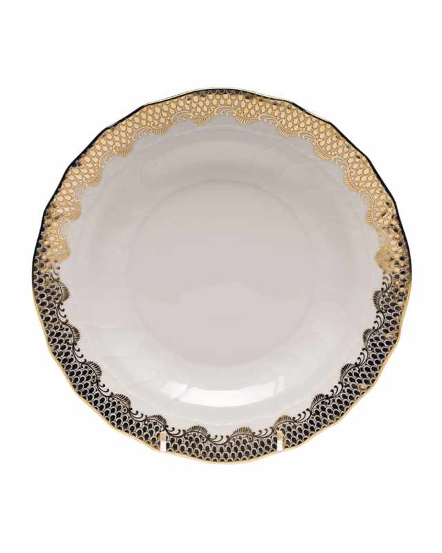Gold Fish Scale Dessert Plate