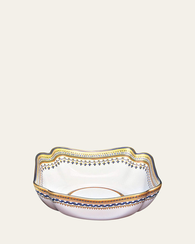 Chinoise Blue Large Square Bowl
