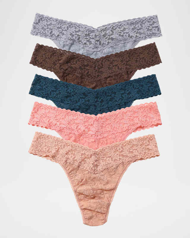 Original Lace Signature Lace Thong 5-Pack