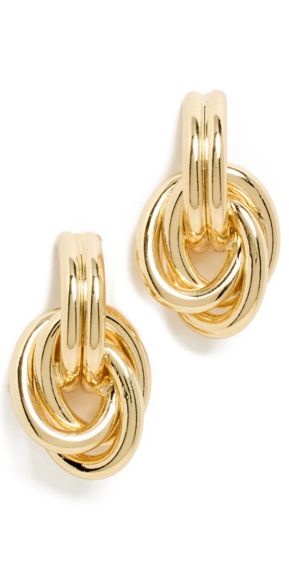 SHASHI Petra Earrings Gold