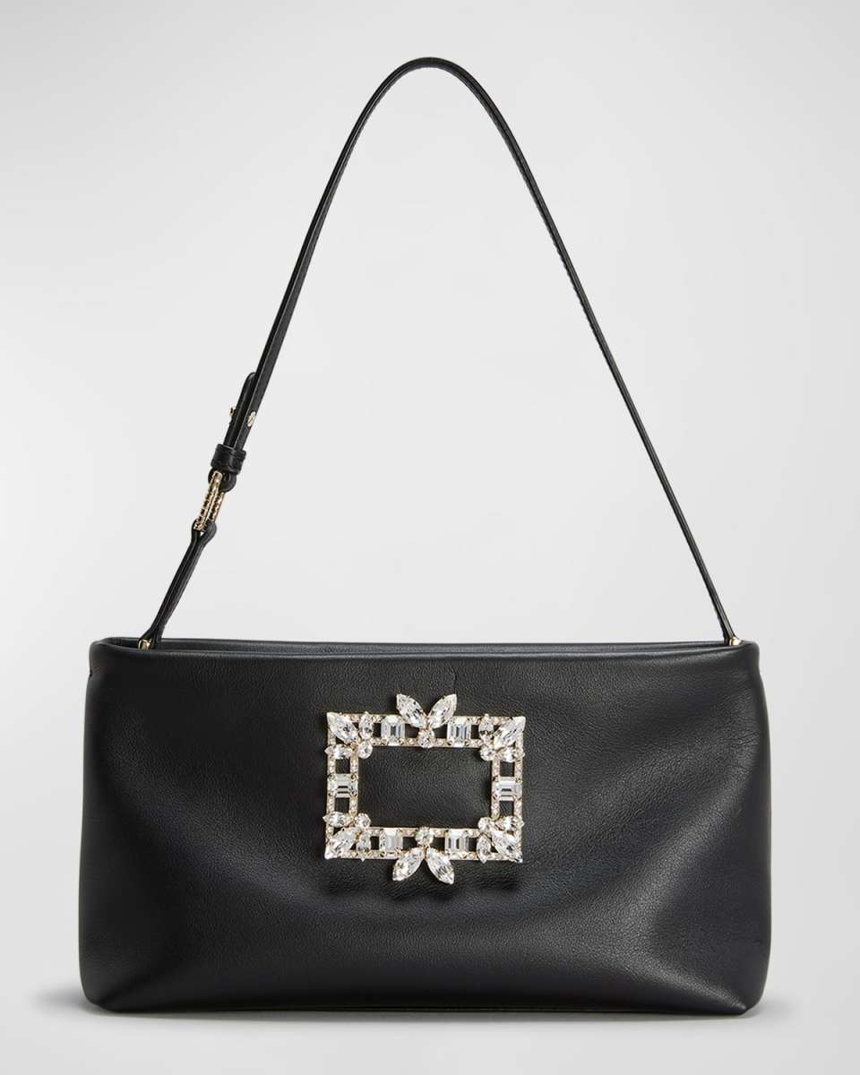 Nightlily Mini Buckle Satin Shoulder Bag