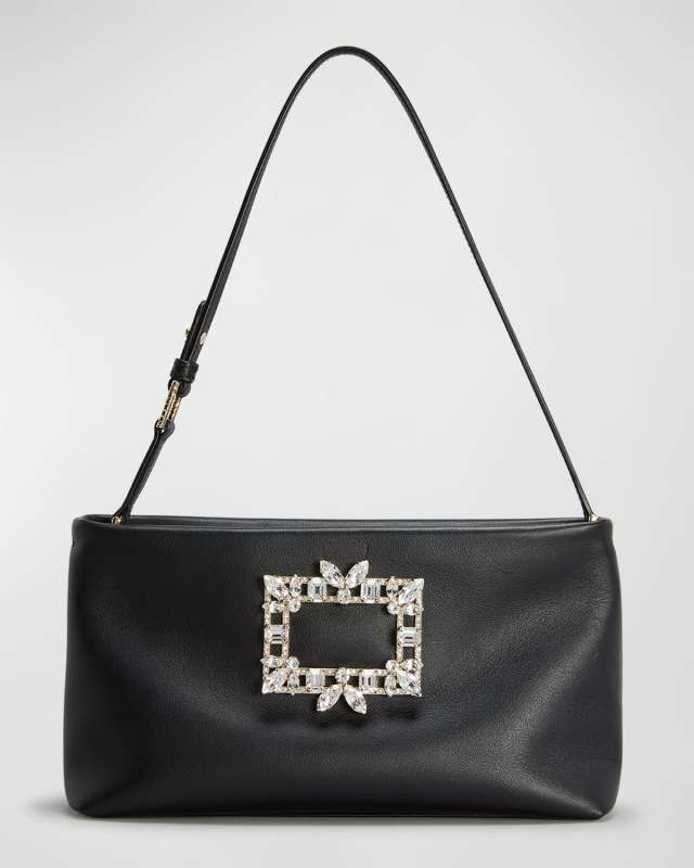 Nightlily Mini Buckle Satin Shoulder Bag