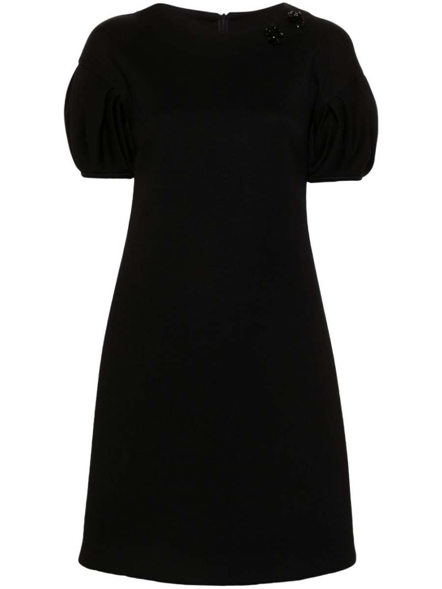 scuba-jersey mini dress