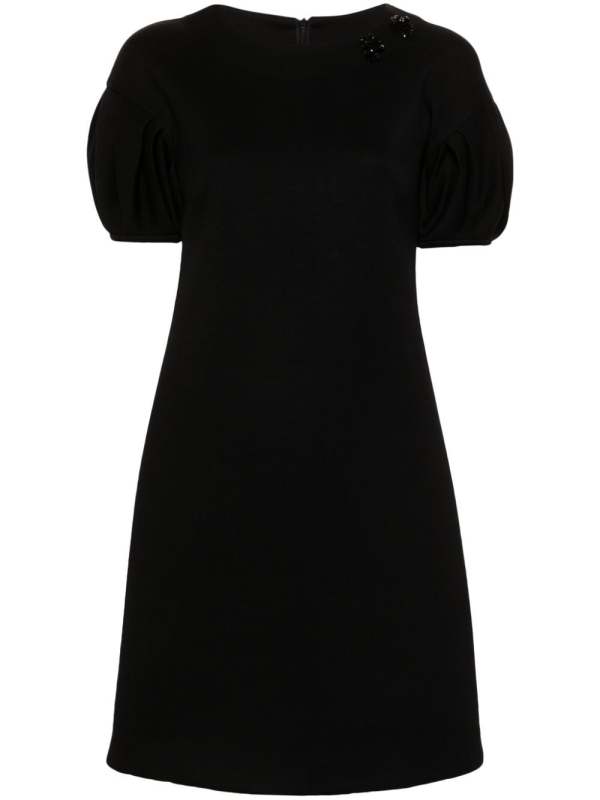 scuba-jersey mini dress