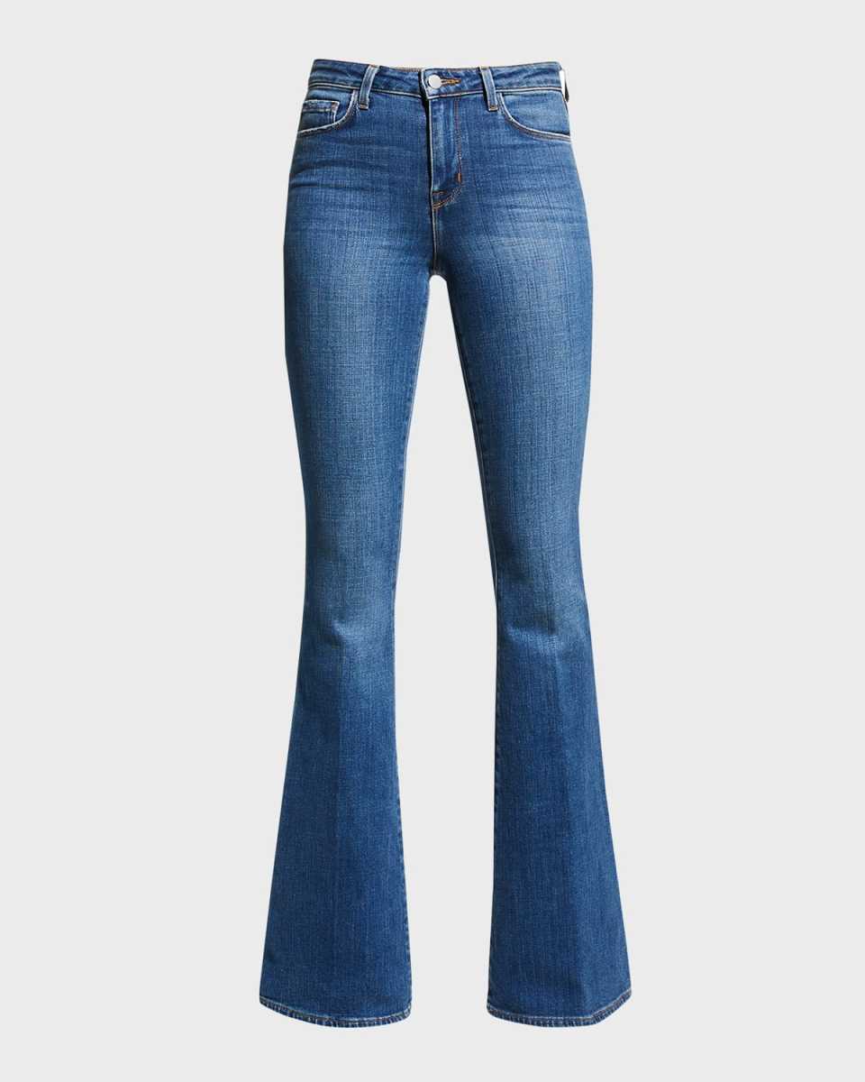 Bell High-Rise Flare Jeans