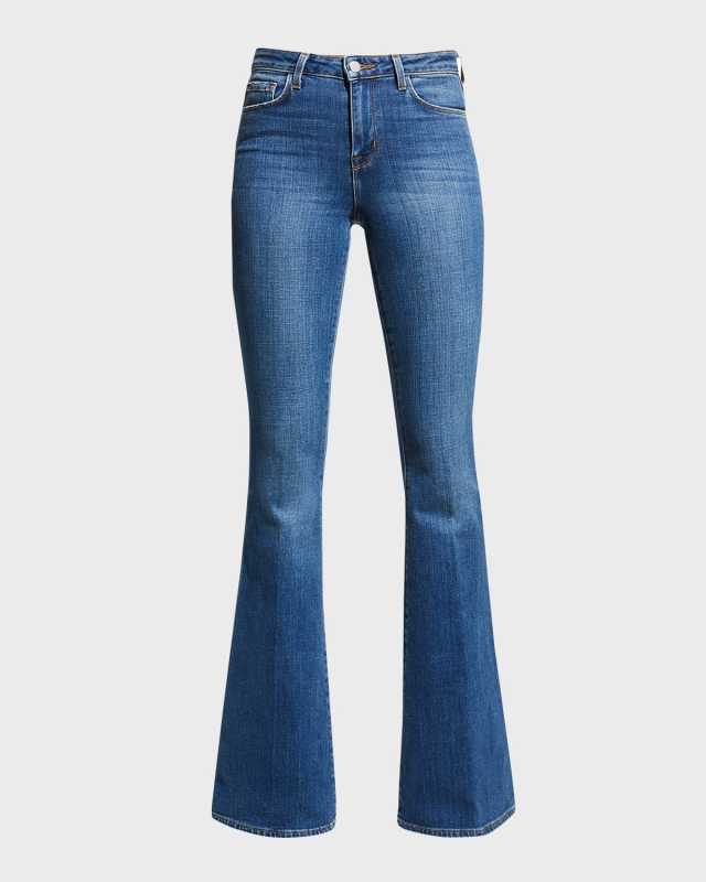 Bell High-Rise Flare Jeans