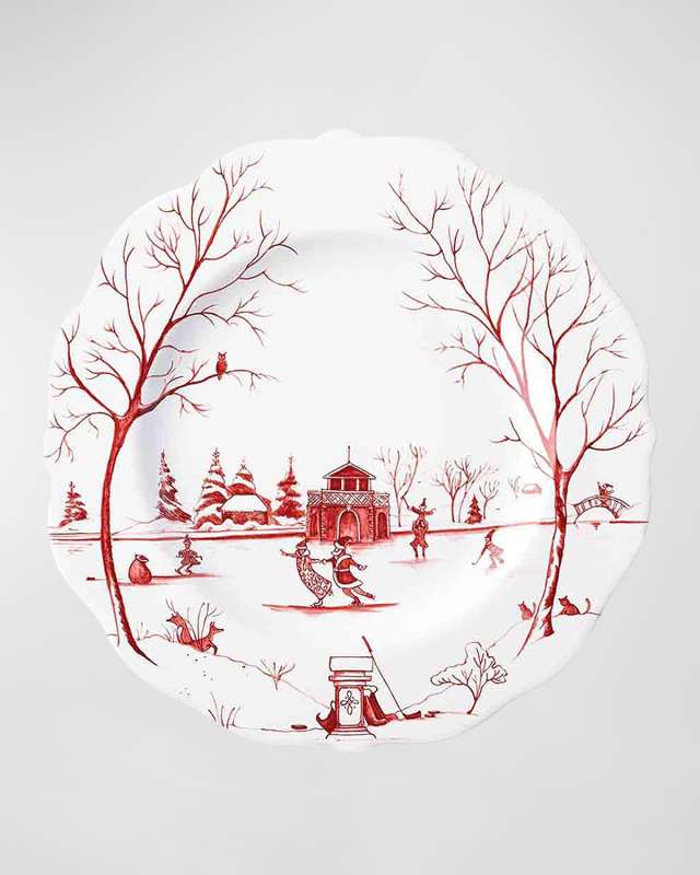 Country Estate Winter Frolic Dessert/Salad Plate