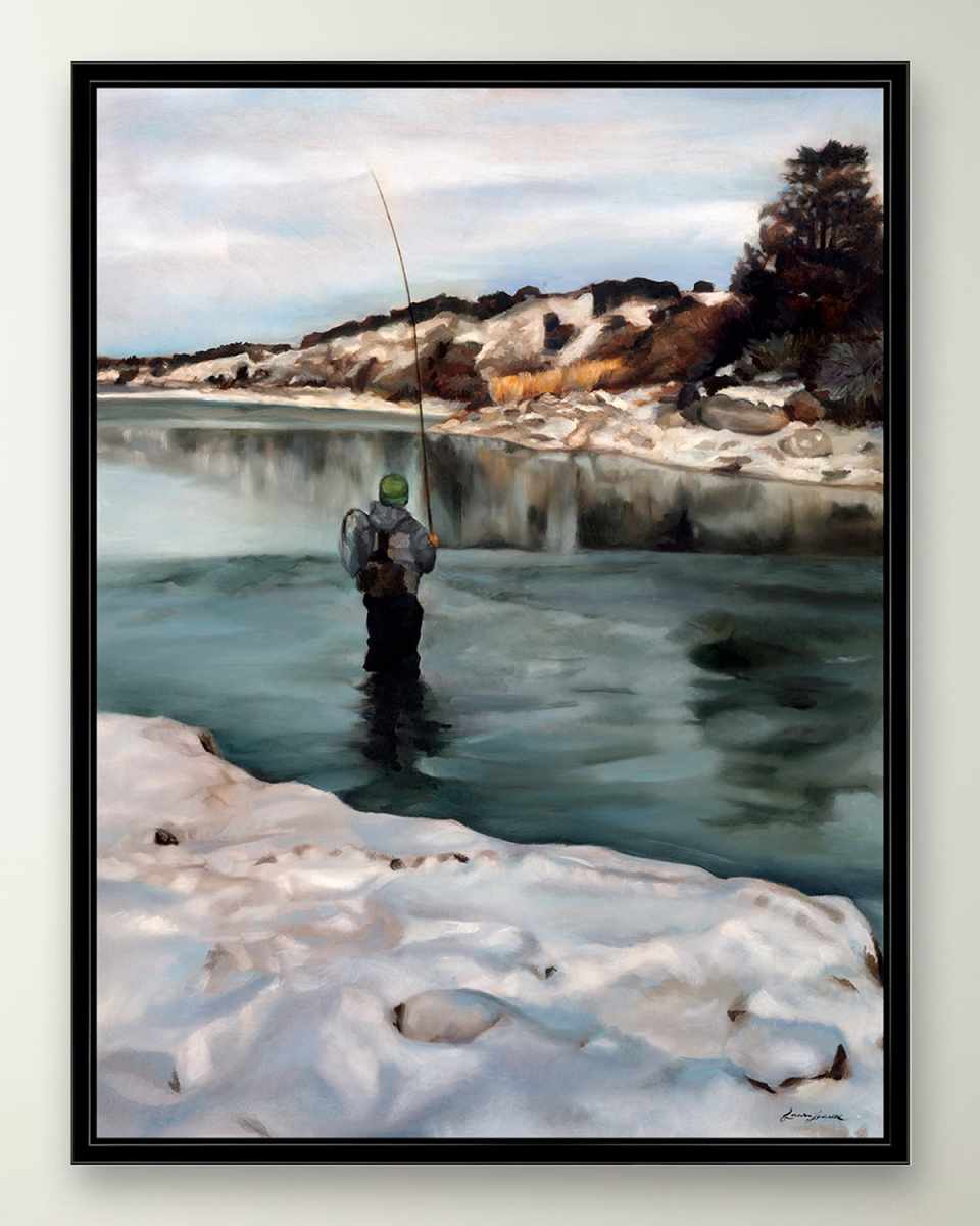 "Fishing the River" Giclee