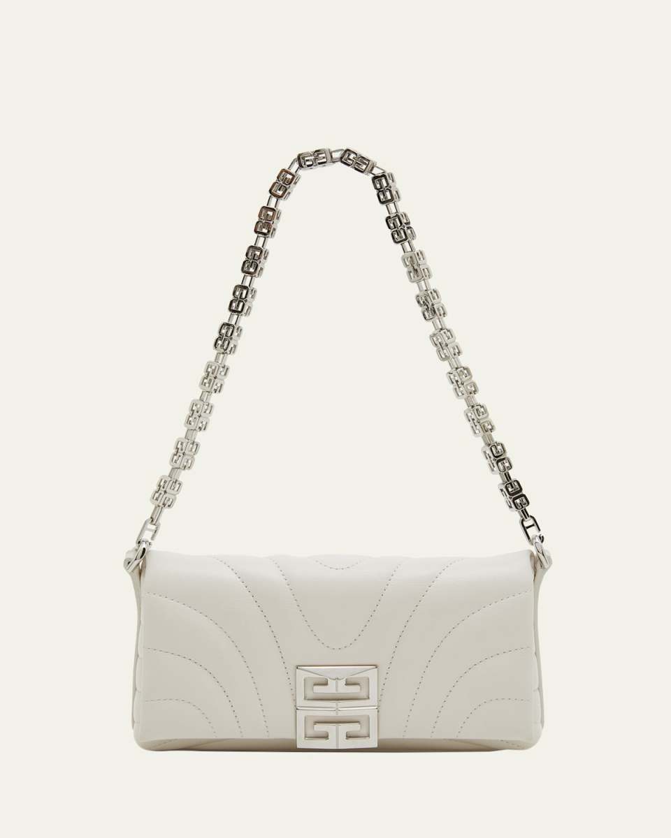 4G Soft Wallet on Chain in Quilted Leather