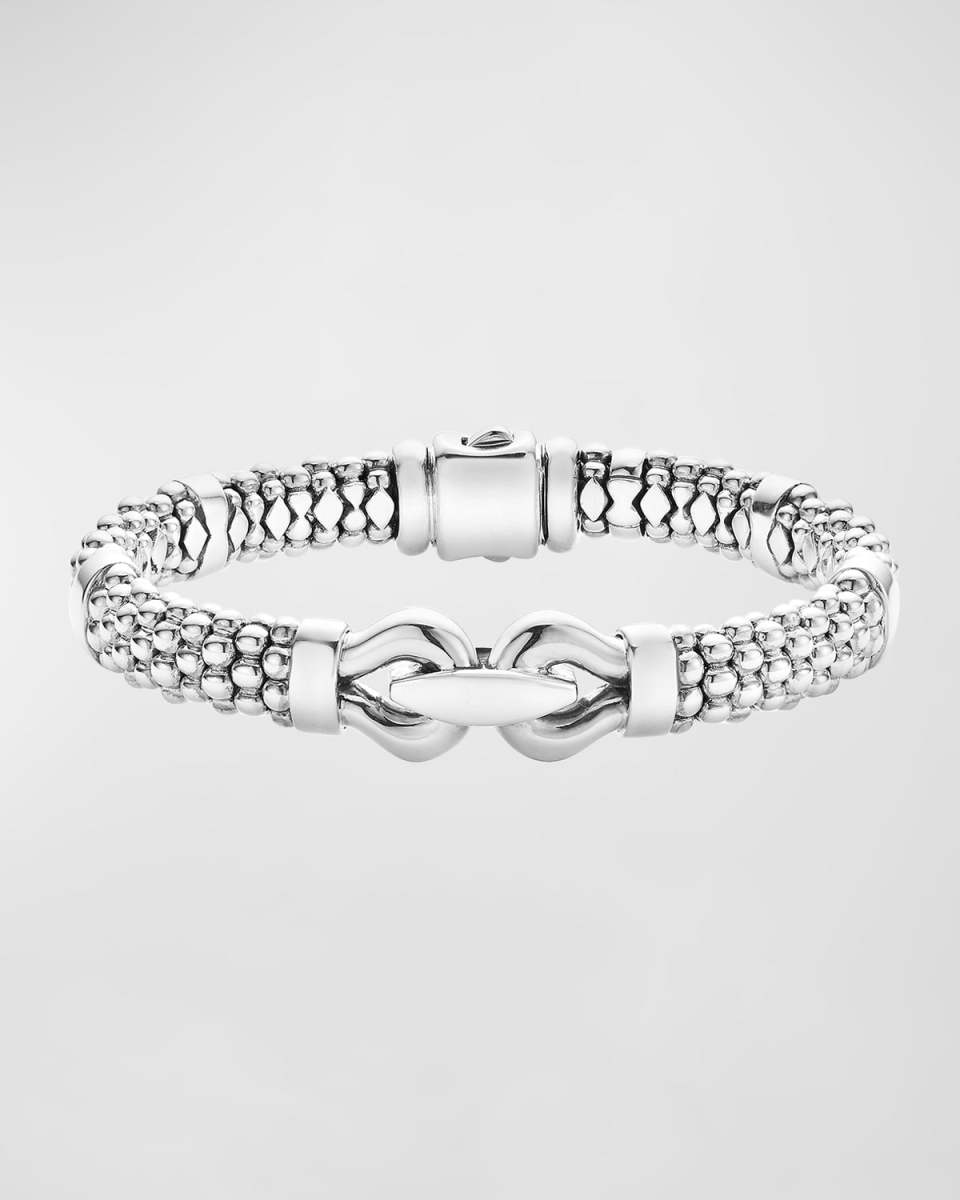 Sterling Silver Rope Bit Bracelet, 9mm
