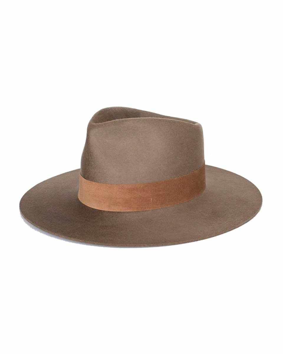 Alara Wool Fedora Hat w/ Pig Suede Band