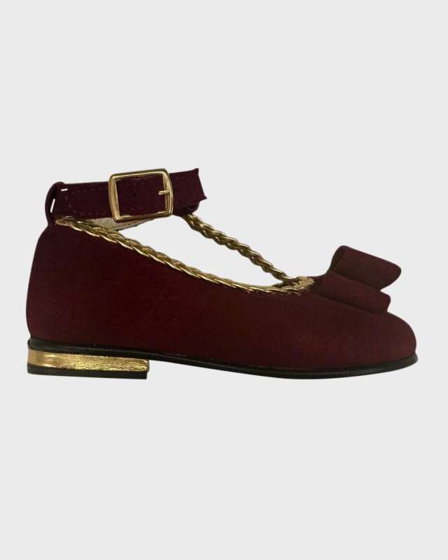 Girl's Empress Garnet Mary Jane Flats, Size 5-13