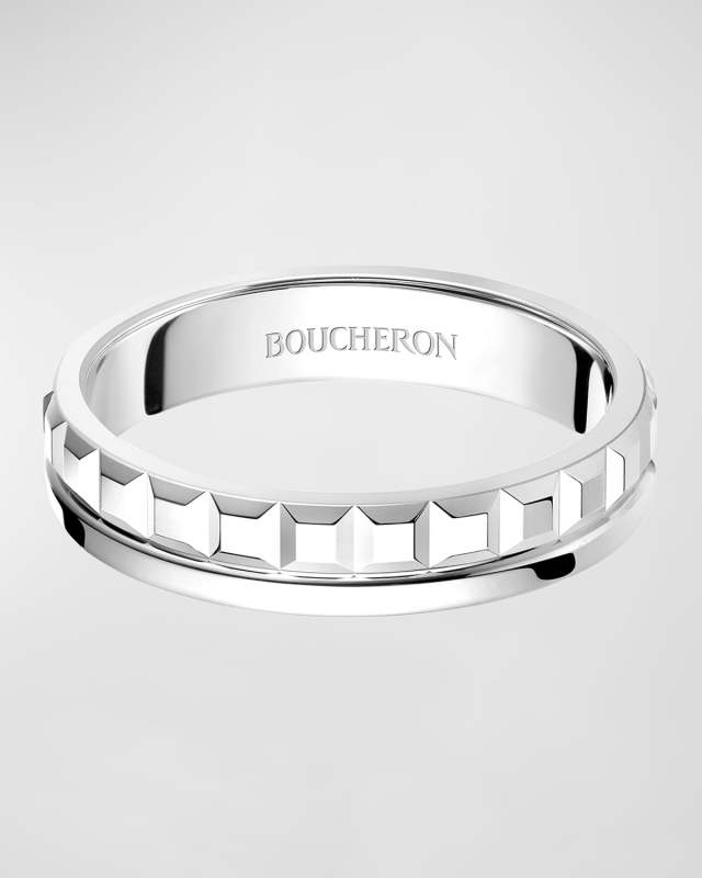 Quatre 18K White Gold Radiant Edition Band Ring