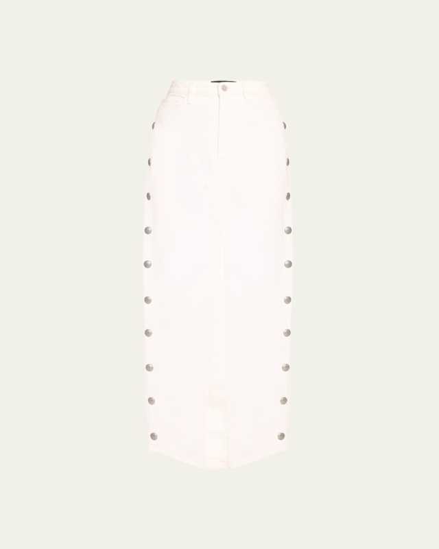 Elizabeth Long Denim Skirt