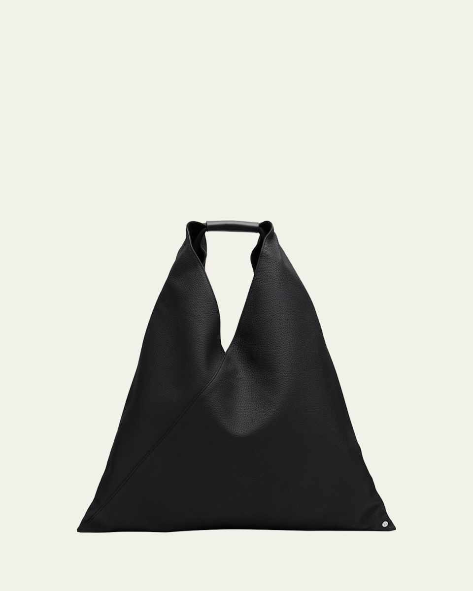 Classic Japanese Leather Hobo Bag