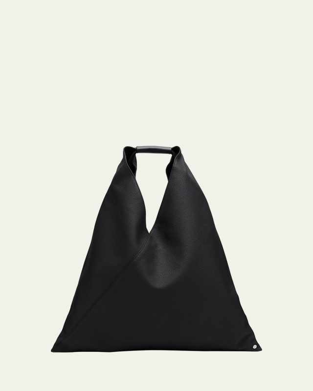 Classic Japanese Leather Hobo Bag