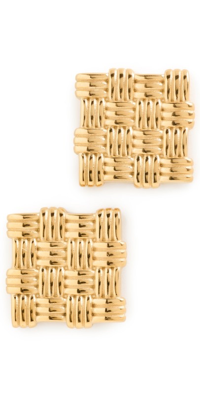 8 Other Reasons Pantherre Stud Earrings Gold