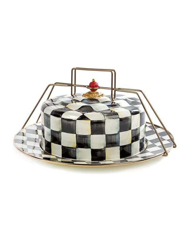 Courtly Check Cake Carrier