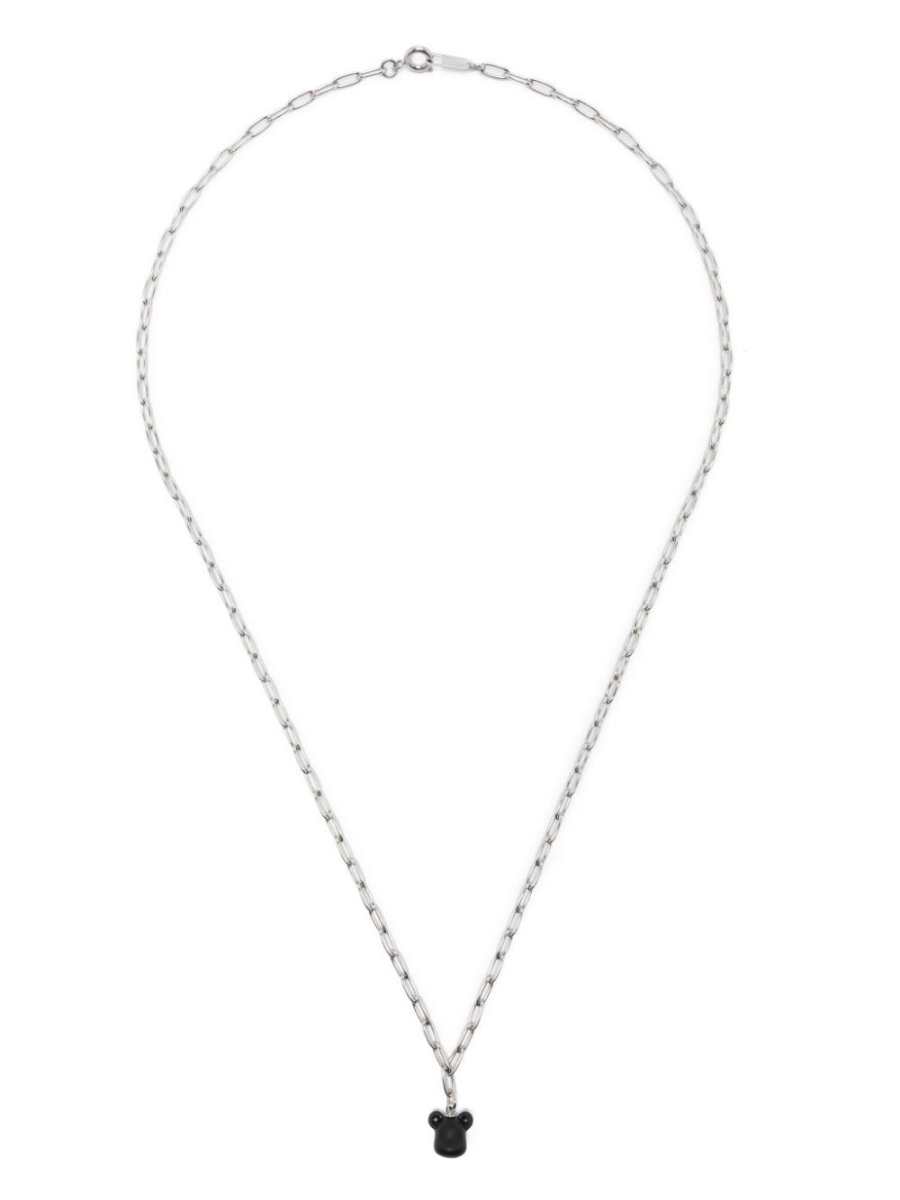 x Dix logo-charm necklace
