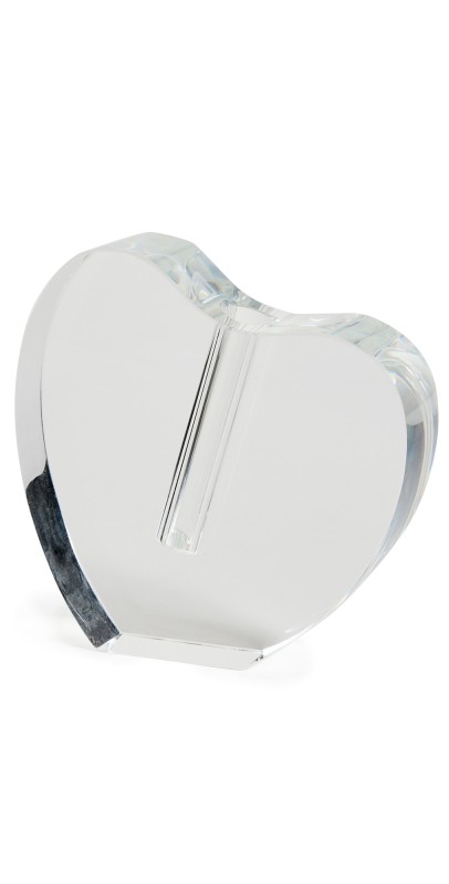 Tizo Design Crystal Heart Vase Large Clear