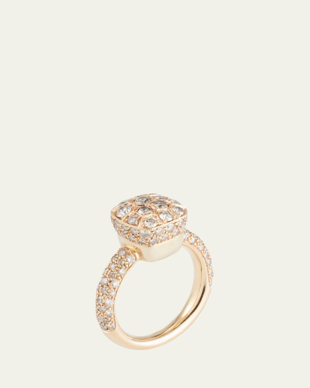 Nudo Classic 18k Gold and Brown Diamond Ring