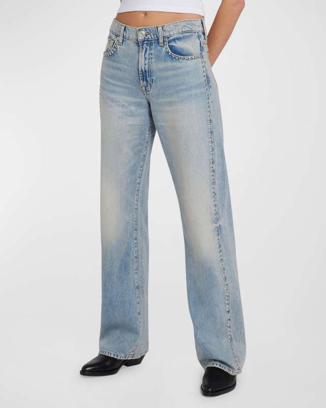 Tess Mid-Rise Straight Jeans